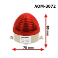 หลอดไฟแจ้งเตือน Alarm Lamp AOM-3072 24VDC